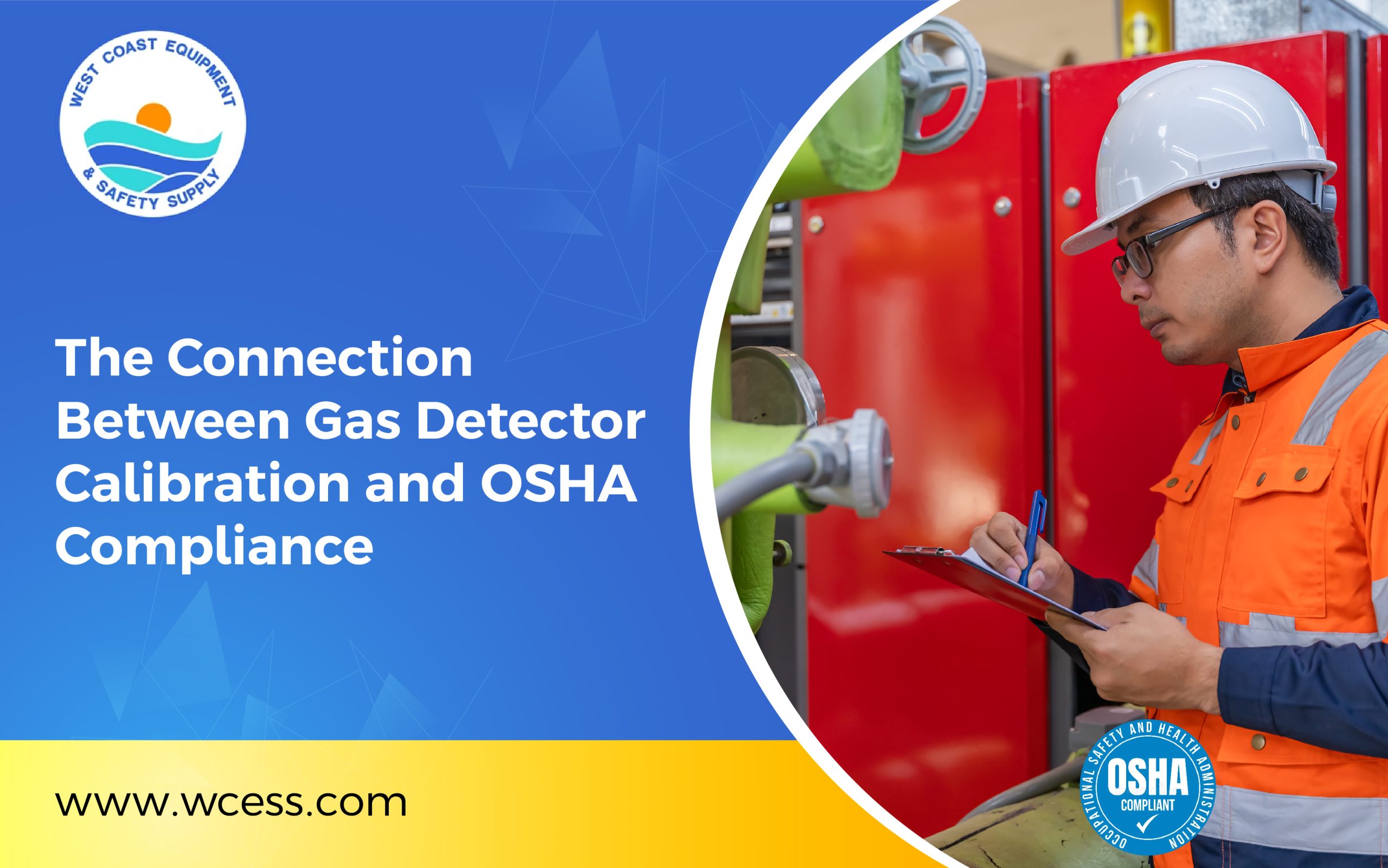 Gas detector calibration services in southern California